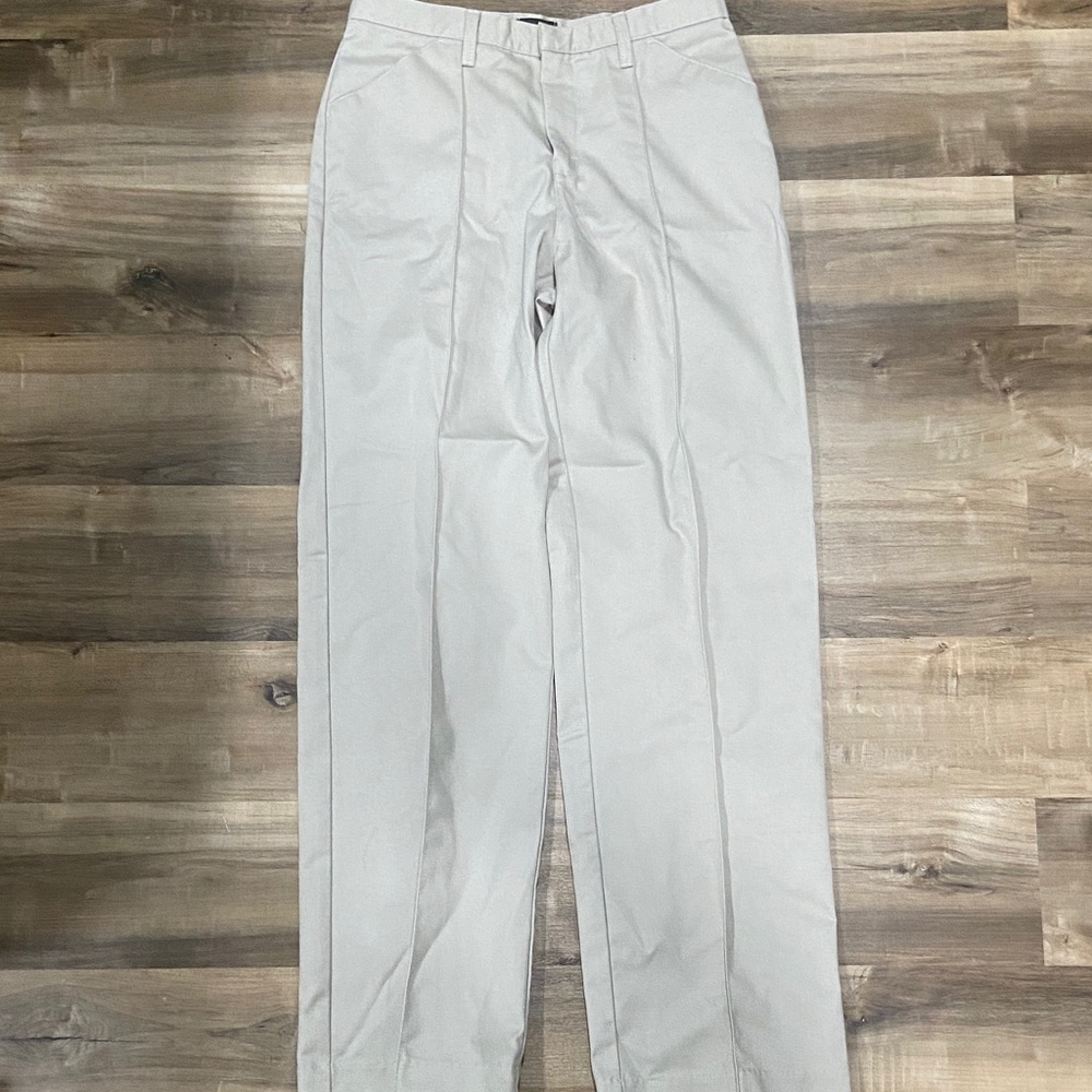 Lee Light Gray Straight Leg Women's Pants